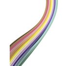 Bande à tresser 'pastel', (l)15 x (L)500 mm, assorti