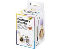 Kit de perçage de marrons, en bois, 103 pièces