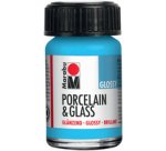 Peinture 'Porcelain & Glass', brillant, 15 ml, bleu