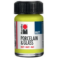 Peinture 'Porcelain & Glass', mat, 15 ml, jaune