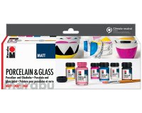 Peinture 'Porcelain & Glass Matt', kit de démarrage