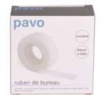 Ruban adhésif invisible Office, 19 mm x 33 m