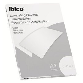 Pochette de plastification Ibico A4 250 µ brillantes - Boîte de 100