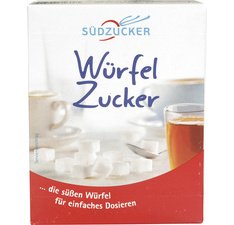 SÜDZÜCKER Sucre en morceaux, boîte de 500 g