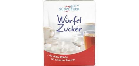 SÜDZÜCKER Sucre en morceaux, boîte de 500 g