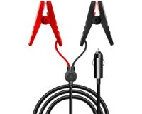 Câble adaptateur pour allume-cigare, noir/rouge