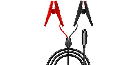 Câble adaptateur pour allume-cigare, noir/rouge