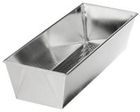 Bakvorm cacke, wit metaal, 1,7 l., zilverkleurig