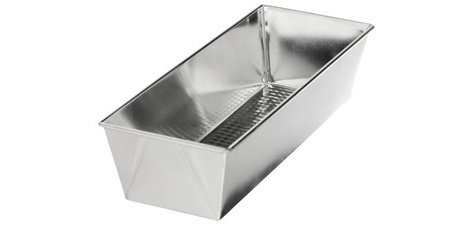 Moule à cake, en fer blanc, 1,7 litre, argent