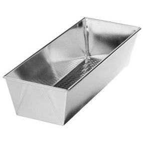 Moule à cake, en fer blanc, 1,7 litre, argent