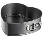 Moule à manqué coeur, en acier carbone, gris