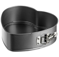 Moule à manqué coeur, en acier carbone, gris