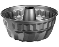 Moule à kougelhopf, en acier au carbone, gris