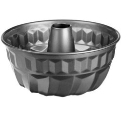 Moule à kougelhopf, en acier au carbone, gris