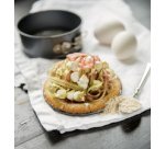 Mini moule à manqué, en acier carbone, gris