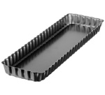 Moule à tarte, carré, en acier au carbone, gris