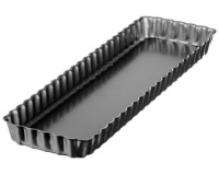Moule à tarte, carré, en acier au carbone, gris