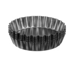 Moule à tartelette, en acier au carbone, gris