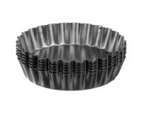 Moule à tartelette, en acier au carbone, gris