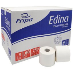 Fripa Papier toilette Edina, 3 couches, extra blanc