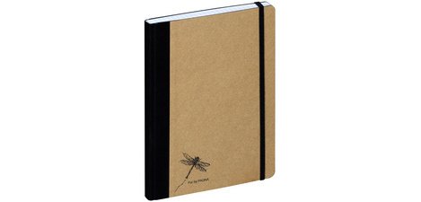 Carnet 'Pur', A5, quadrillé, naturel