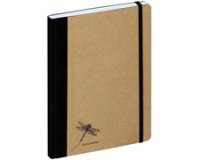 Carnet 'Pur', A6, quadrillé, naturel