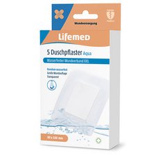 Pansement de douche 'Aqua XXL', transparent