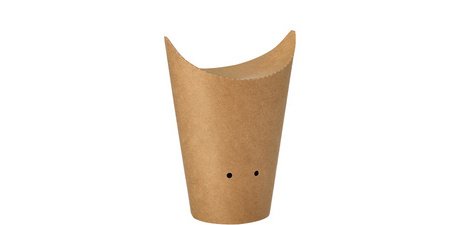 Tüten für Pommes, braun, klein