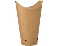 Etui pour frites en carton, rond