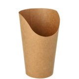 Wrap beker, rond, 590 ml, bruin