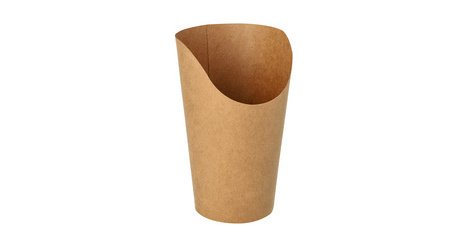 Runde Wrap-Schale, 470 ml, braun