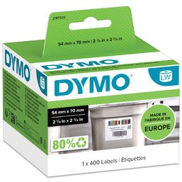 DYMO Etiquettes de rotation de stock LabelWriter, blanc