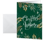 Carte de Noël 'Christmas wishes', A6 portrait