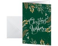 Carte de Noël 'Christmas wishes', A6 portrait