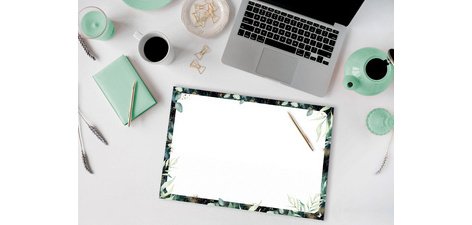 Sous-main en papier Jolie 'Glamorous Leaves', A3