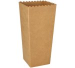 Boîte à pop-corn en carton 'pure' carré, 2.400 ml