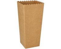 Boîte à pop-corn en carton 'pure' carré, 1.300 ml