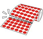 Gommettes 'Rond' en rouleau