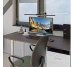 Hansa Flow desk lamp, LED, gray