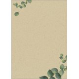 Papier design, papier 'Eucalyptus', A4, 100 g/m2