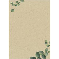 Papier design, papier 'Eucalyptus', A4, 100 g/m2