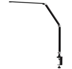 Lampe de bureau à LED 'Ray', avec pince, noir