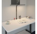 Bureaulamp met LED 'Nova', met klem, zwart