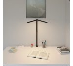 Bureaulamp met LED 'Nova', met klem, zwart