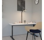 Bureaulamp met LED 'Nova', met klem, zwart