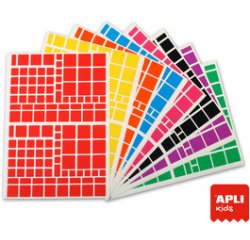 Gommettes 'Carré', grand conditionnement