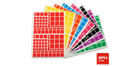 Gommettes 'Carré', grand conditionnement