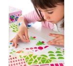 Gommettes formes triangulaires Apli tailles et couleurs assorties - Pochette de 2160