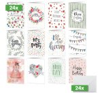 Set de cartes d'anniversaire ' Happy Birthday'