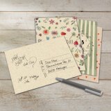 Set cartes postales anniversaire Happy Grassy Birthday